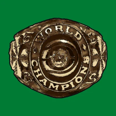 Drawing of the Boston Celtics championship ring, 1962-63
