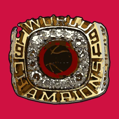 Dibuix de l'anell de campió dels Houston Rockets a la temporada 1993-94