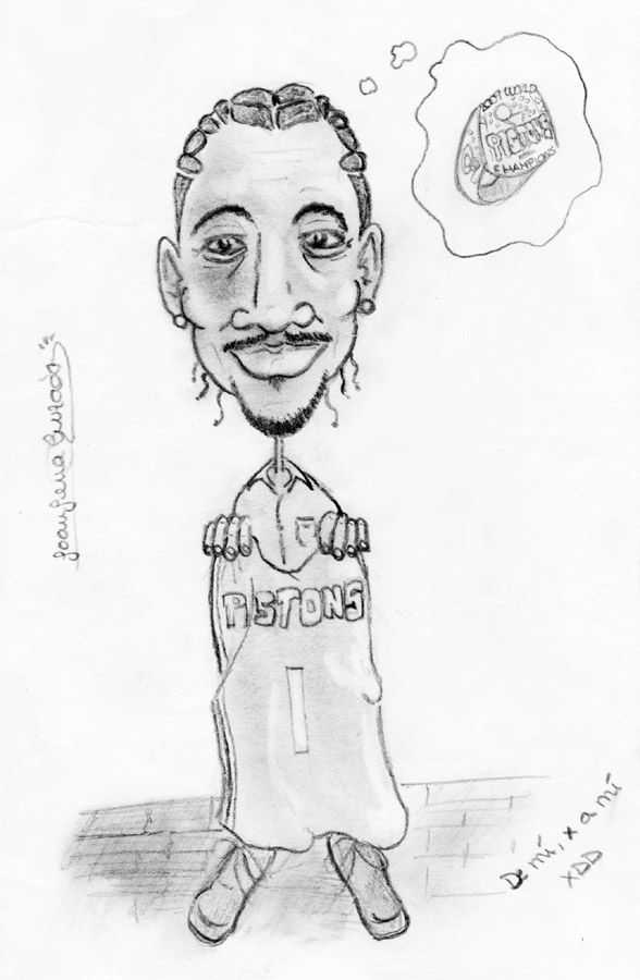 Caricature of Allen Iverson