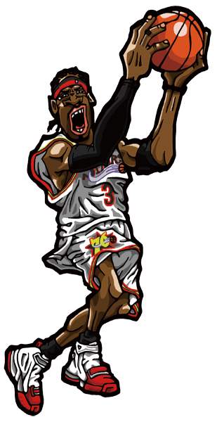 Caricature of Allen Iverson