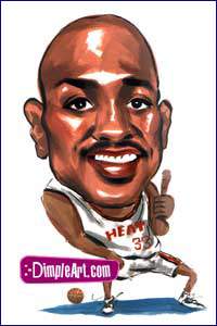 Caricature of Alonzo Mourning
