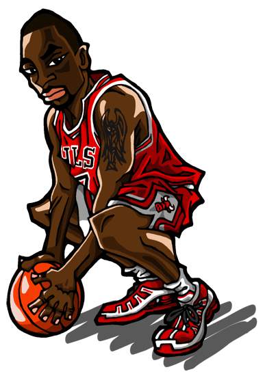 Caricature of Ben Gordon