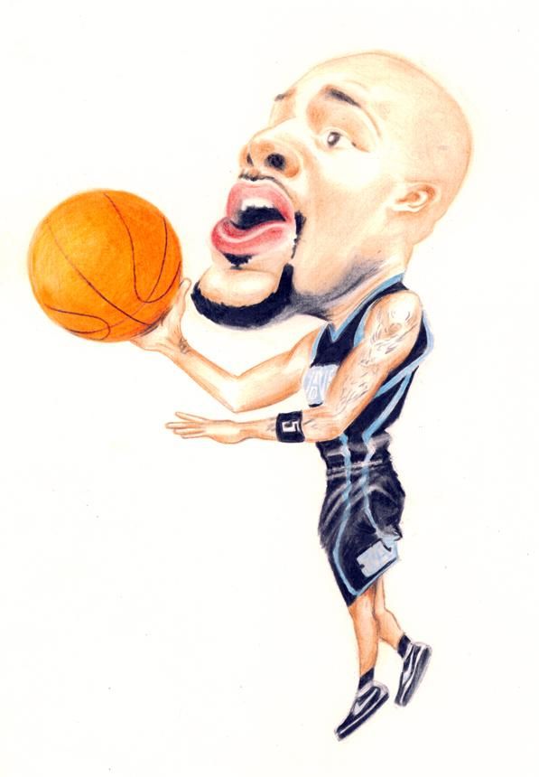 Caricature of Carlos Boozer