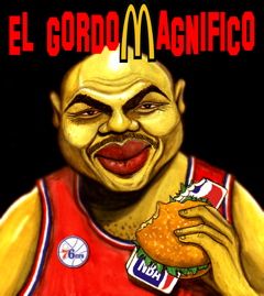 Caricature of Charles Barkley