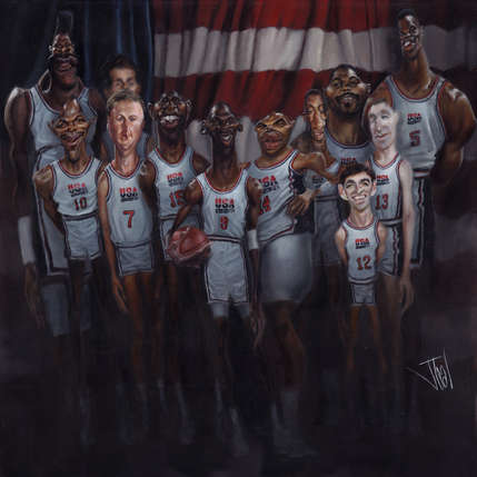 Caricature of Charles Barkley