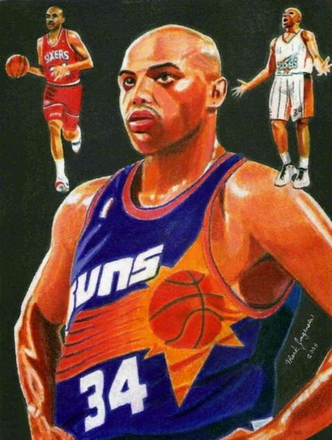 Caricature of Charles Barkley