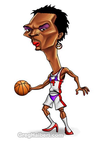 Caricature of Chris Bosh