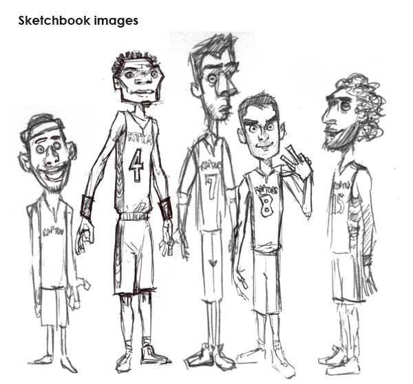 Caricature of Chris Bosh