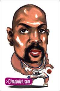 Caricature of Dale Davis