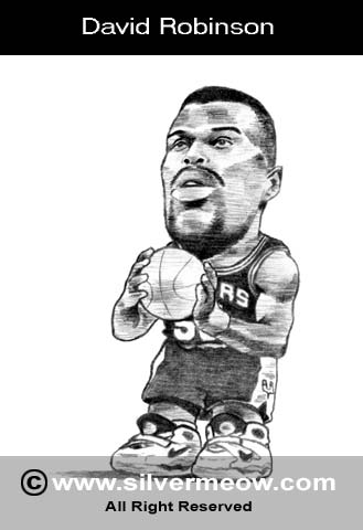 Caricature of David Robinson