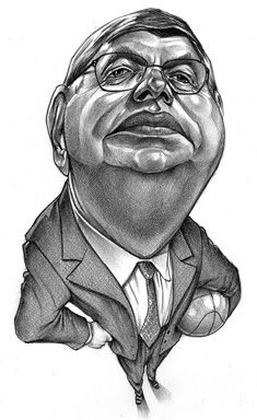 Caricature of David Stern