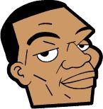 Caricatura de Dikembe Mutombo