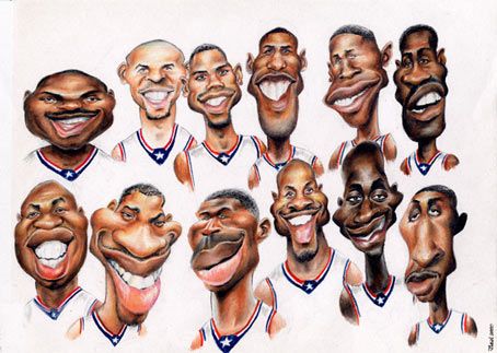 Caricatura de Dream Team IV