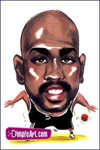 Caricatura de Gary D. Payton