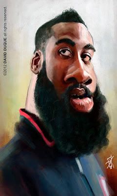 Caricatura de James Harden