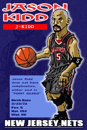 Caricatura de Jason Kidd
