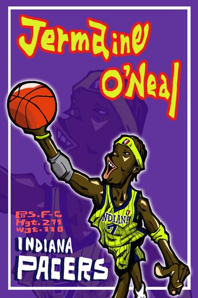 Caricatura de Jermaine O'Neal
