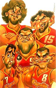 Caricatura de Jorge Garbajosa