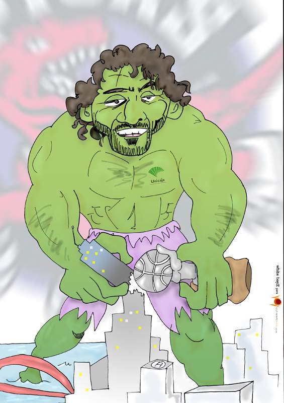 Caricatura de Jorge Garbajosa