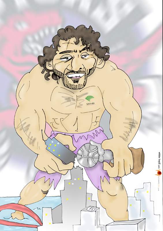 Caricatura de Jorge Garbajosa