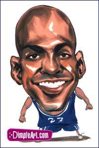 Caricatura de Kevin Garnett