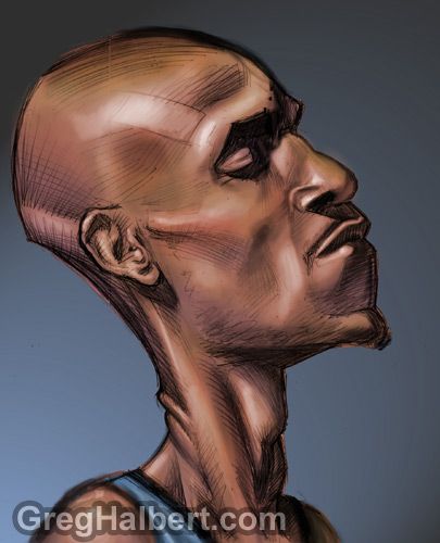 Caricature of Kevin Garnett
