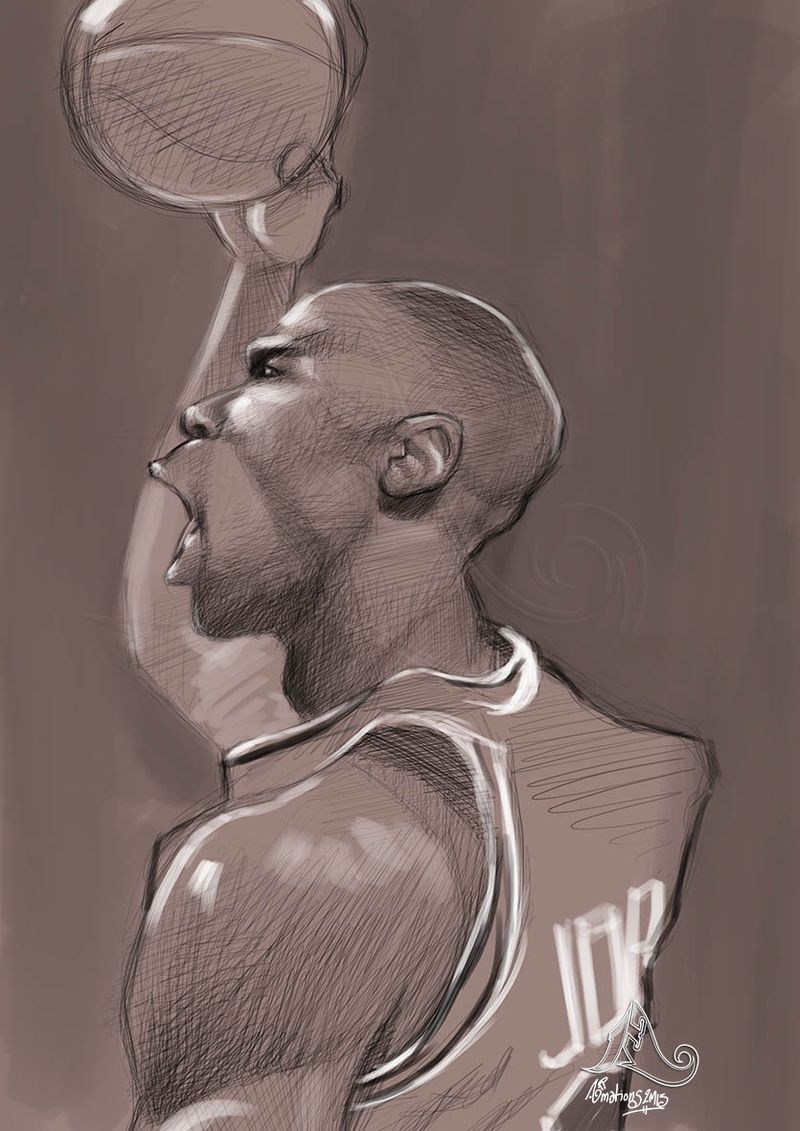 Caricatura de Michael Jordan