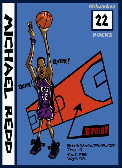 Caricatura de Michael Redd