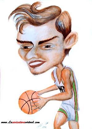 Caricatura de Pau Gasol