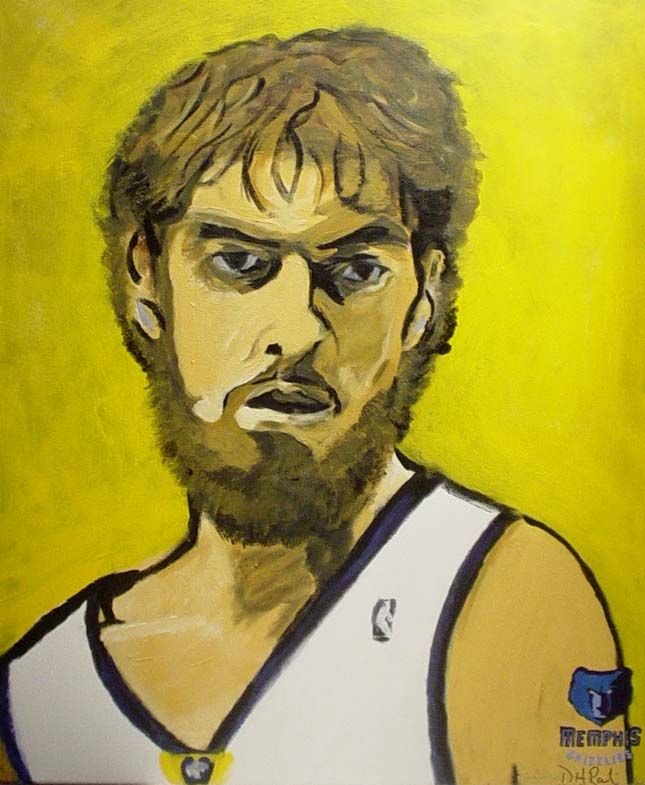 Caricatura de Pau Gasol