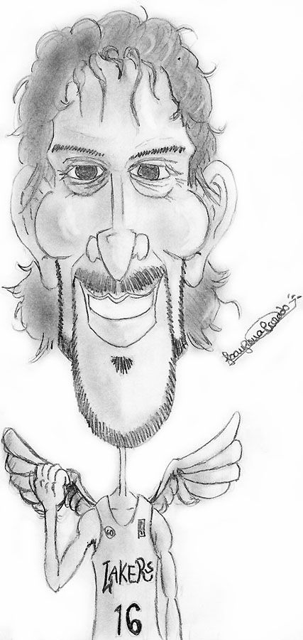 Caricatura de Pau Gasol