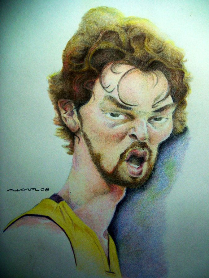 Caricatura de Pau Gasol