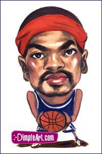 Caricatura de Rasheed Wallace