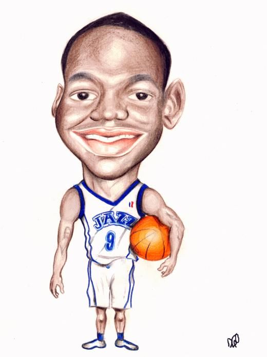 Caricatura de Ronnie Brewer
