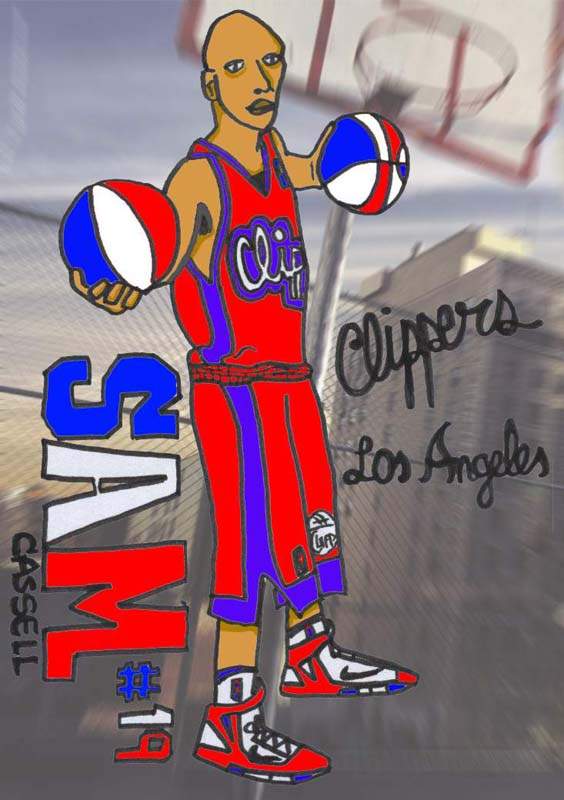 Caricatura de Sam Cassell