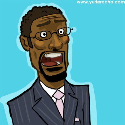 Caricatura de Sam Mitchell
