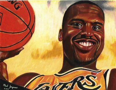 Caricatura de Shaquille O'Neal