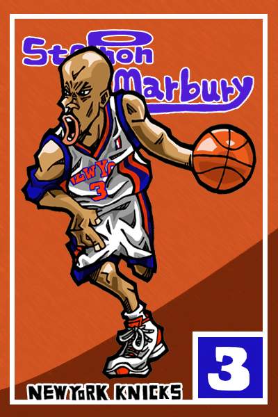 Caricatura de Stephon Marbury