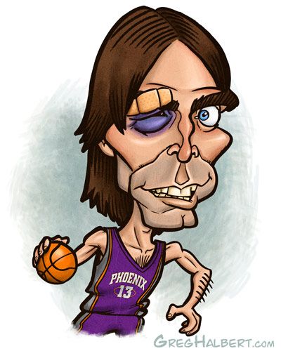 Caricatura de Steve Nash