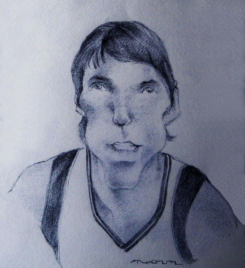 Caricatura de Steve Nash