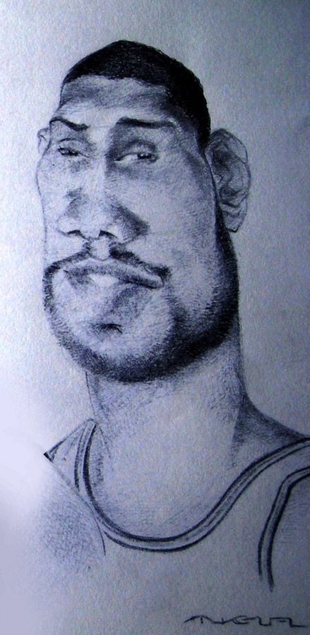 Caricatura de Tim Duncan