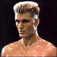Their lookalike: a Ivan Drago (Dolph Ludgren)
